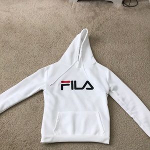 White FILA Hoodie ❄️